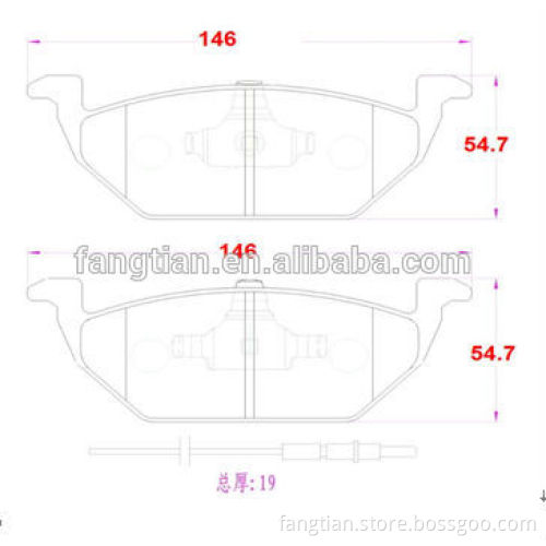 Auto Front Axle SKODA OCTAVIO Brake Pads